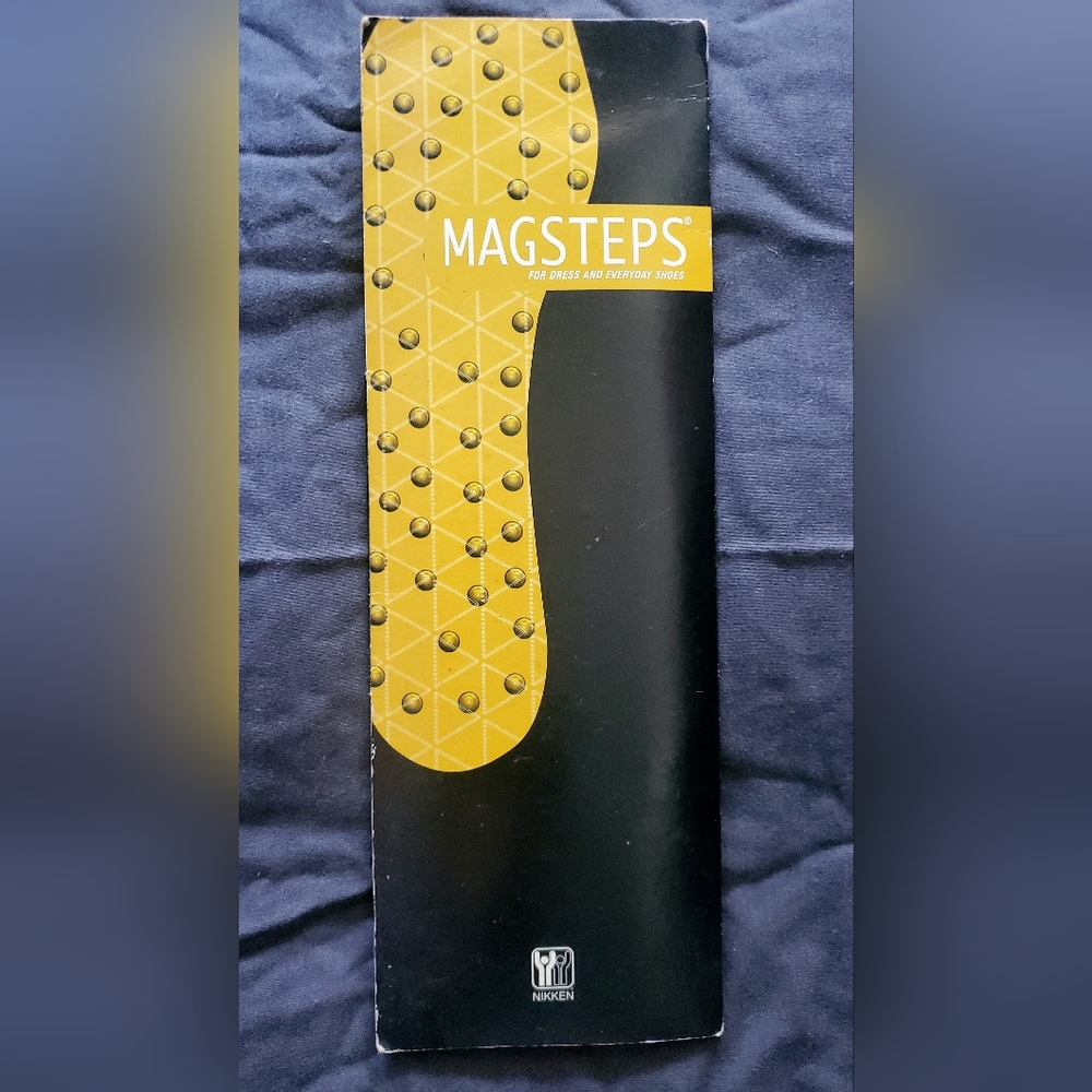 NIKKEN MAGSTEPS MAGNETIC INSOLES #2020 SMALL 5-9 NEW UNCUT IN OPENED PACKAGE